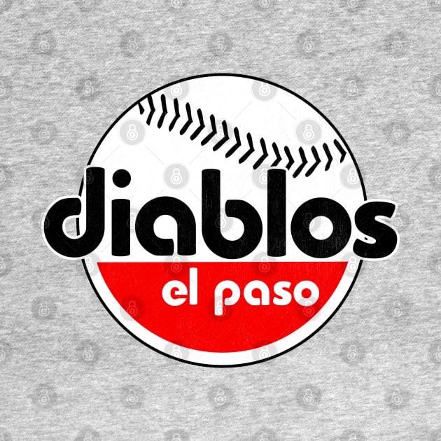 Retro El Paso Diablos Baseball 1974 by LocalZonly